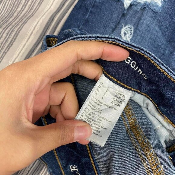 American Eagle Blue Skinny Jeans - Picture 5 of 5